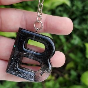 5/25$ Resin Letter B Keychain